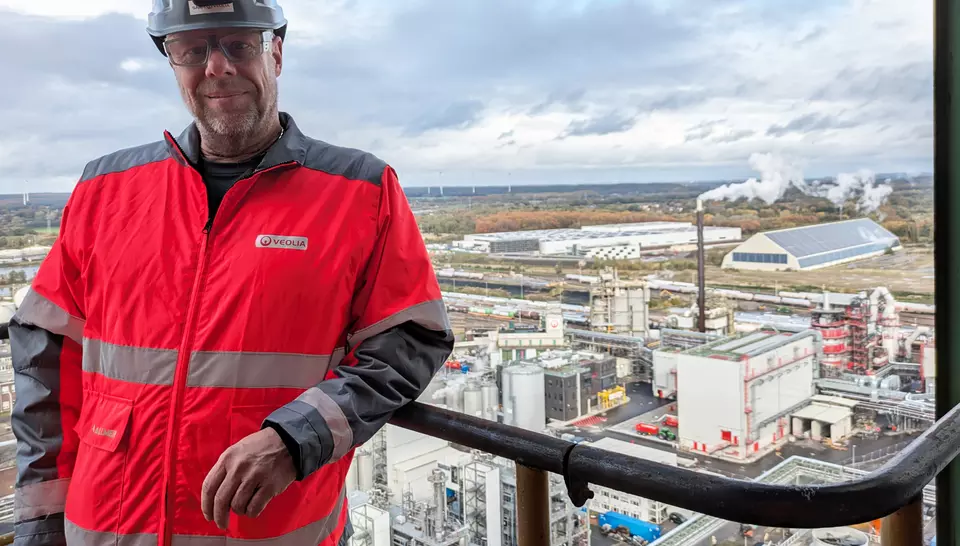 Rainer an einem Lieblingsort im Chemiepark