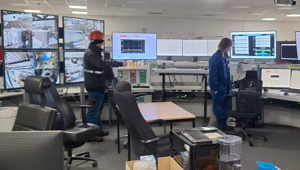 Blick in die Messwarte