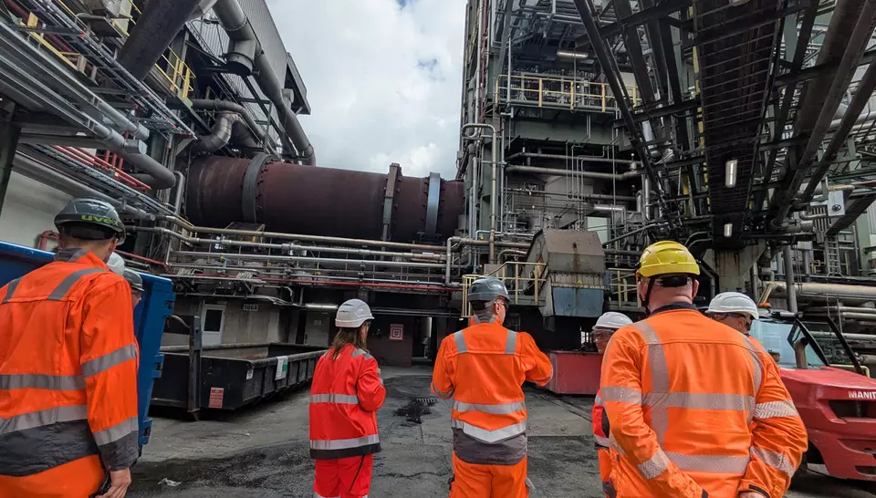 Rundgang durch die Anlage im Chemiepark Marl