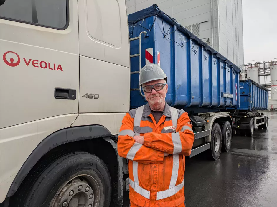 Unterwegs für Veolia